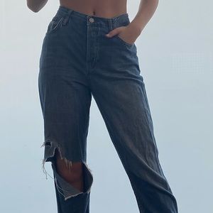 Topshop Moto New Boyfriend Womans Jeans 